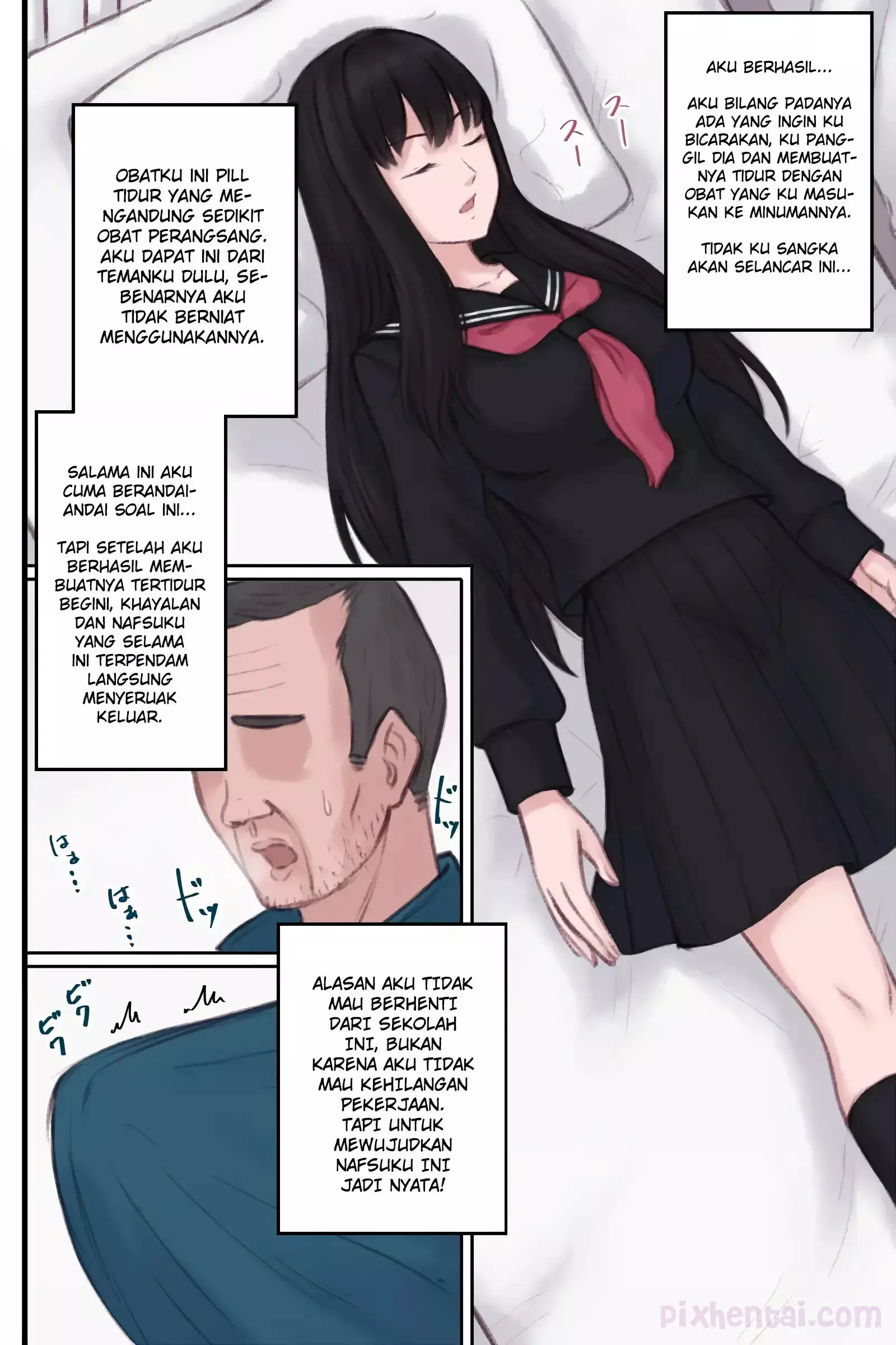 Komik hentai xxx manga sex bokep Petugas Kebersihan Sekolah Meniduri Siswi Perawan 4